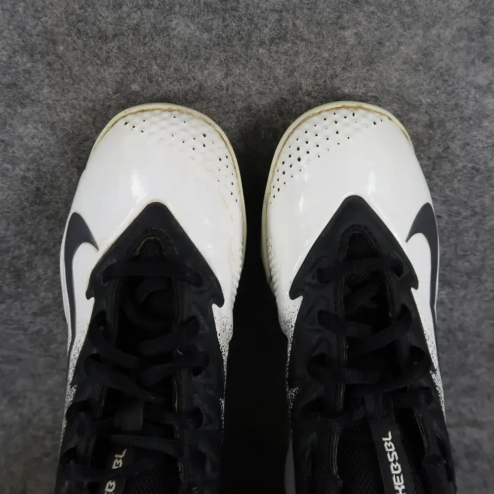 Nike Shoes Youth 3 Cleats Baseball Vapor Ultrafly Pro Black White Lace Up Kids